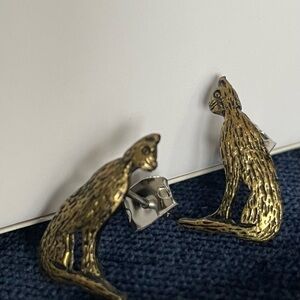 Egyptian Cat Earrings